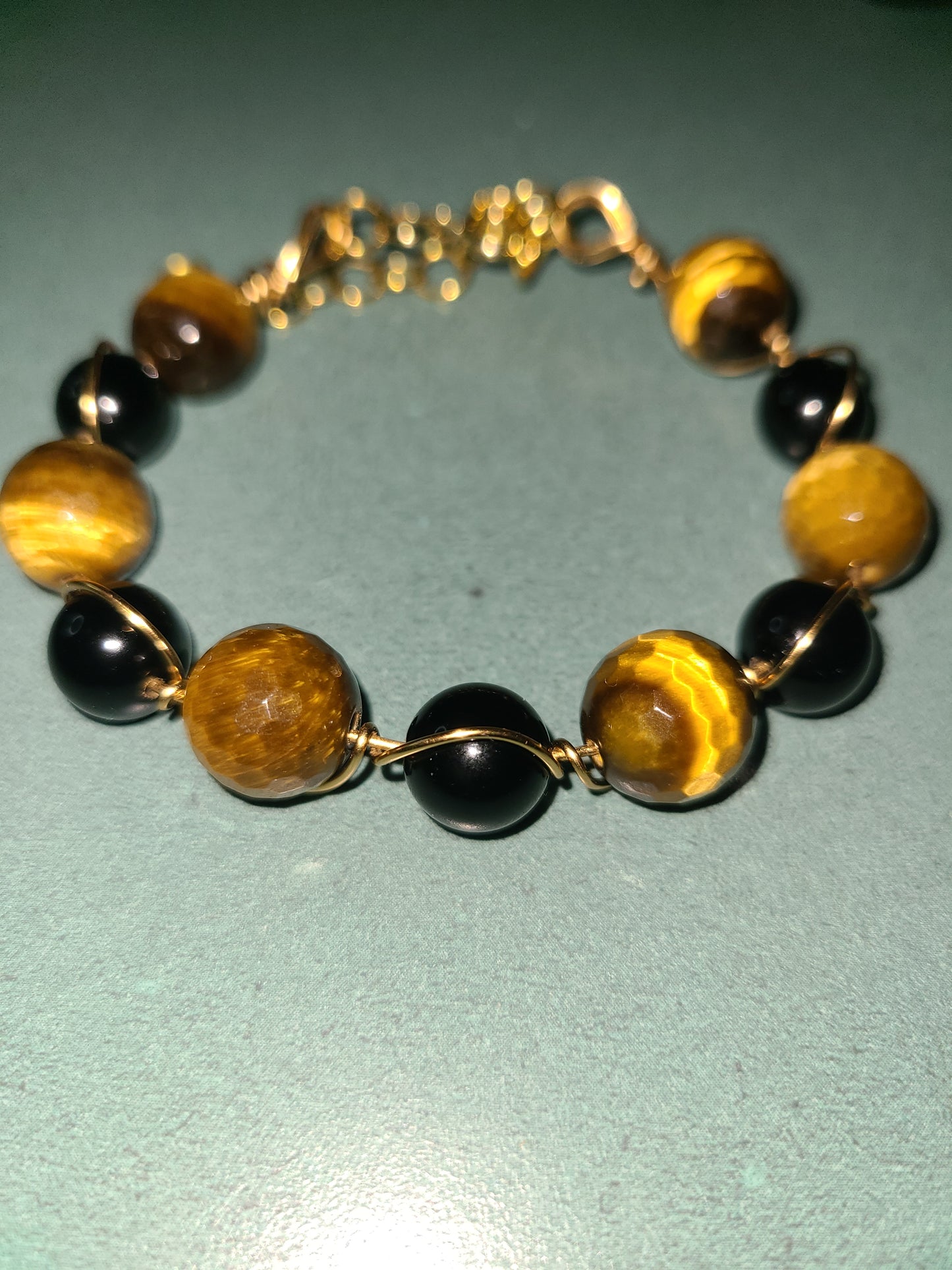 Wire wrap bracelets