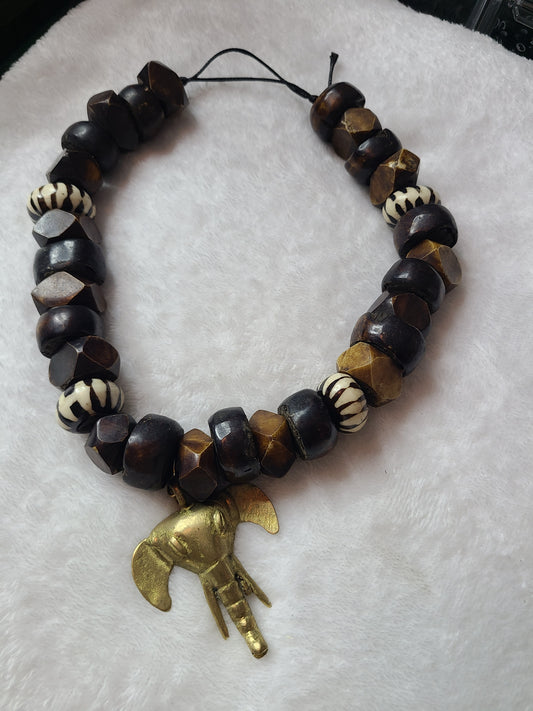 Elephant Bone Bead Necklaces