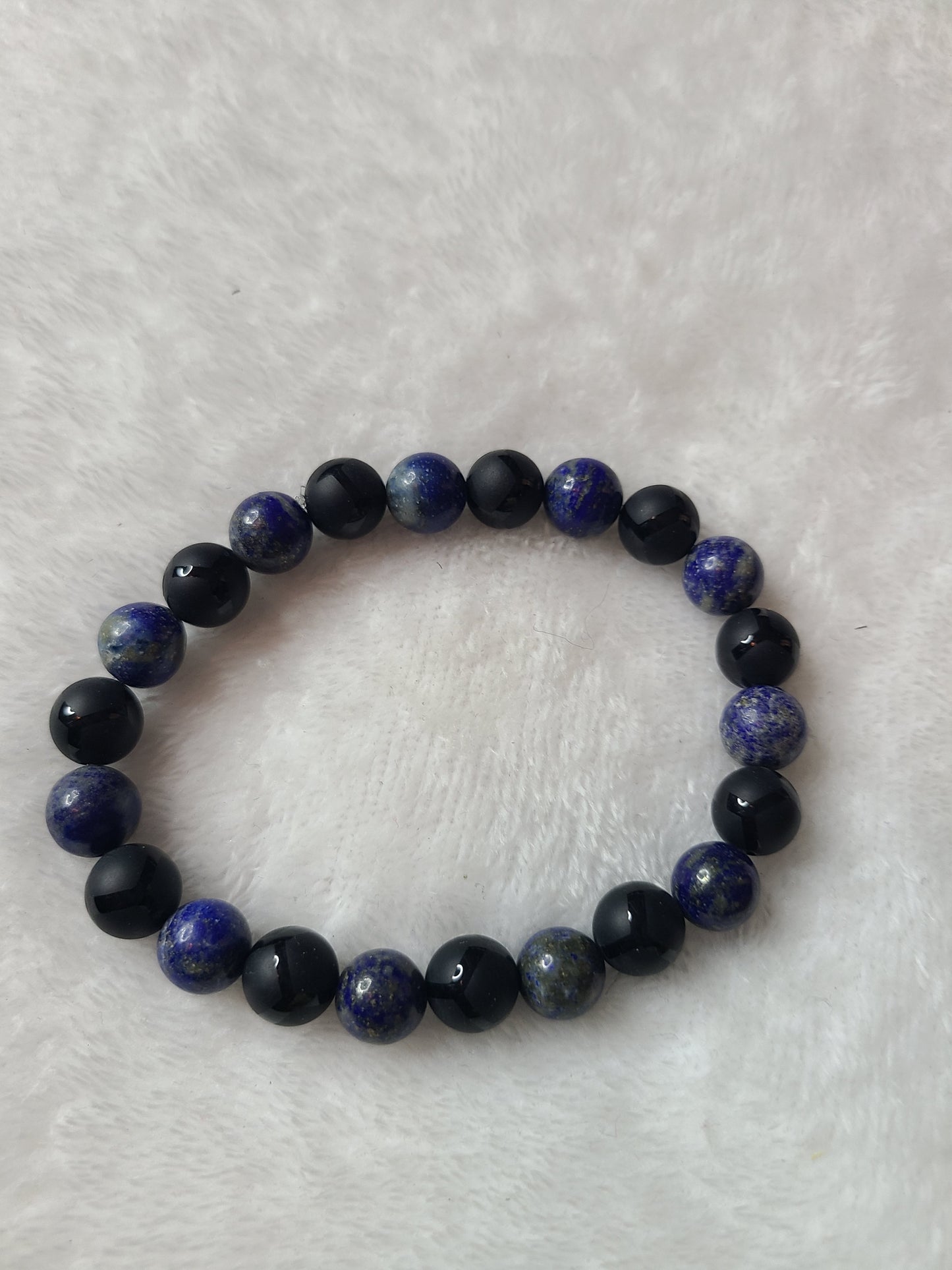 Black and blue Stone bracelet