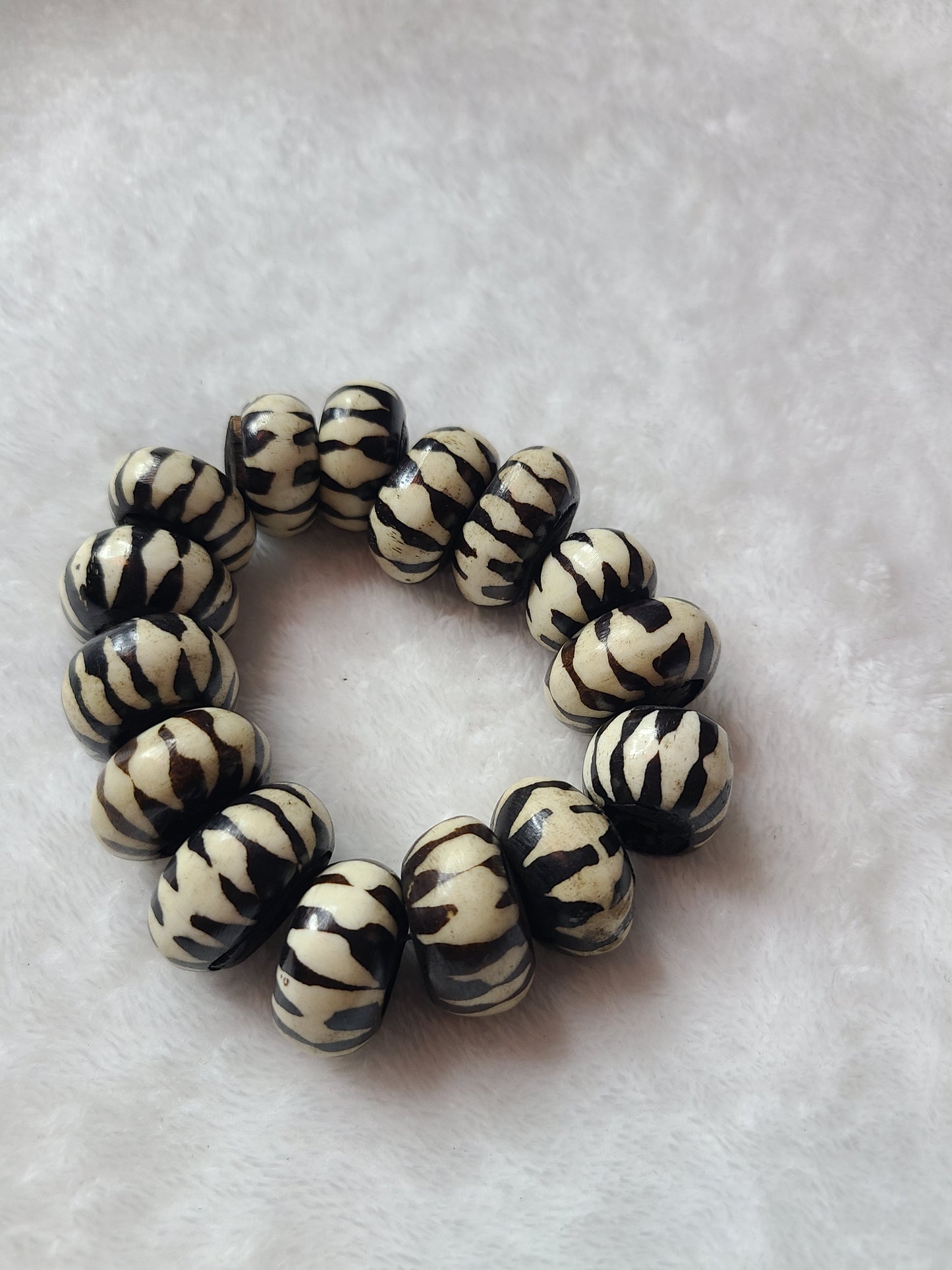 Bone bead bracelets
