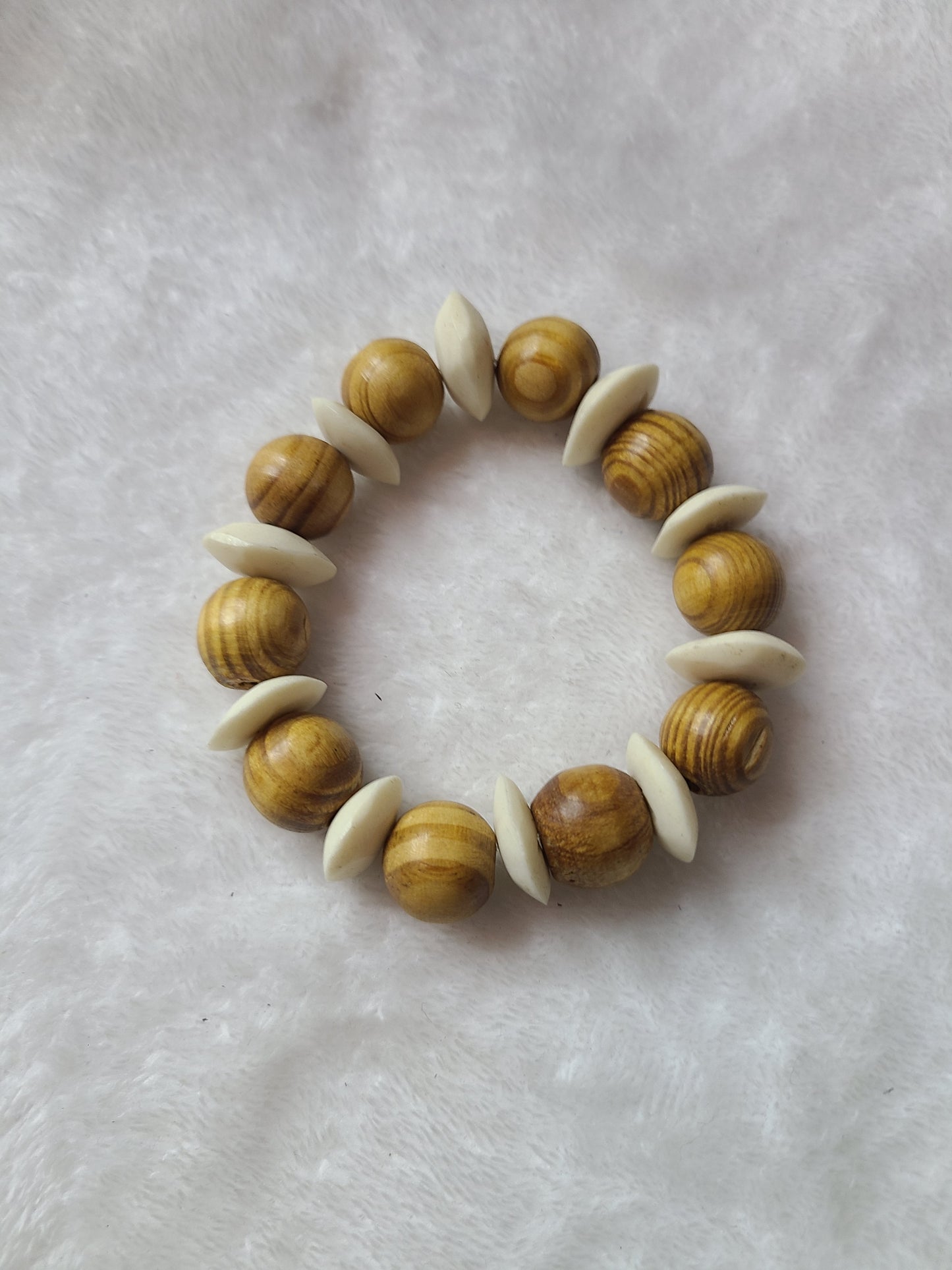 Wood and Bone bracelet